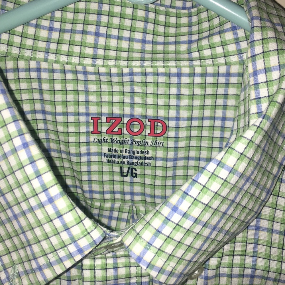 Izod short sleeve dress shirt - Picture 2 of 3